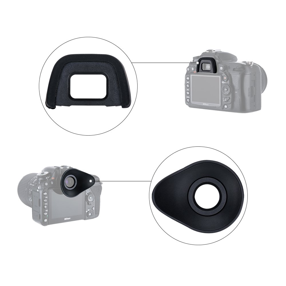 Amazon.com : JJC 2 Types Eyecup Eyepiece Viewfinder for Nikon D780